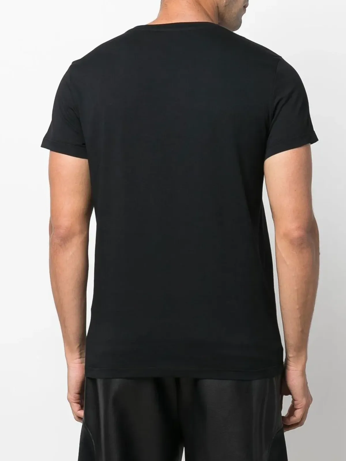 Balmain ロゴエンボス コットン Tシャツ - 画像4