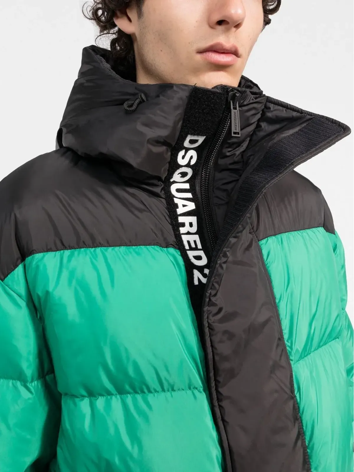 DSQUARED2 ジップポケット付きフード付きダウンジャケット - 画像5