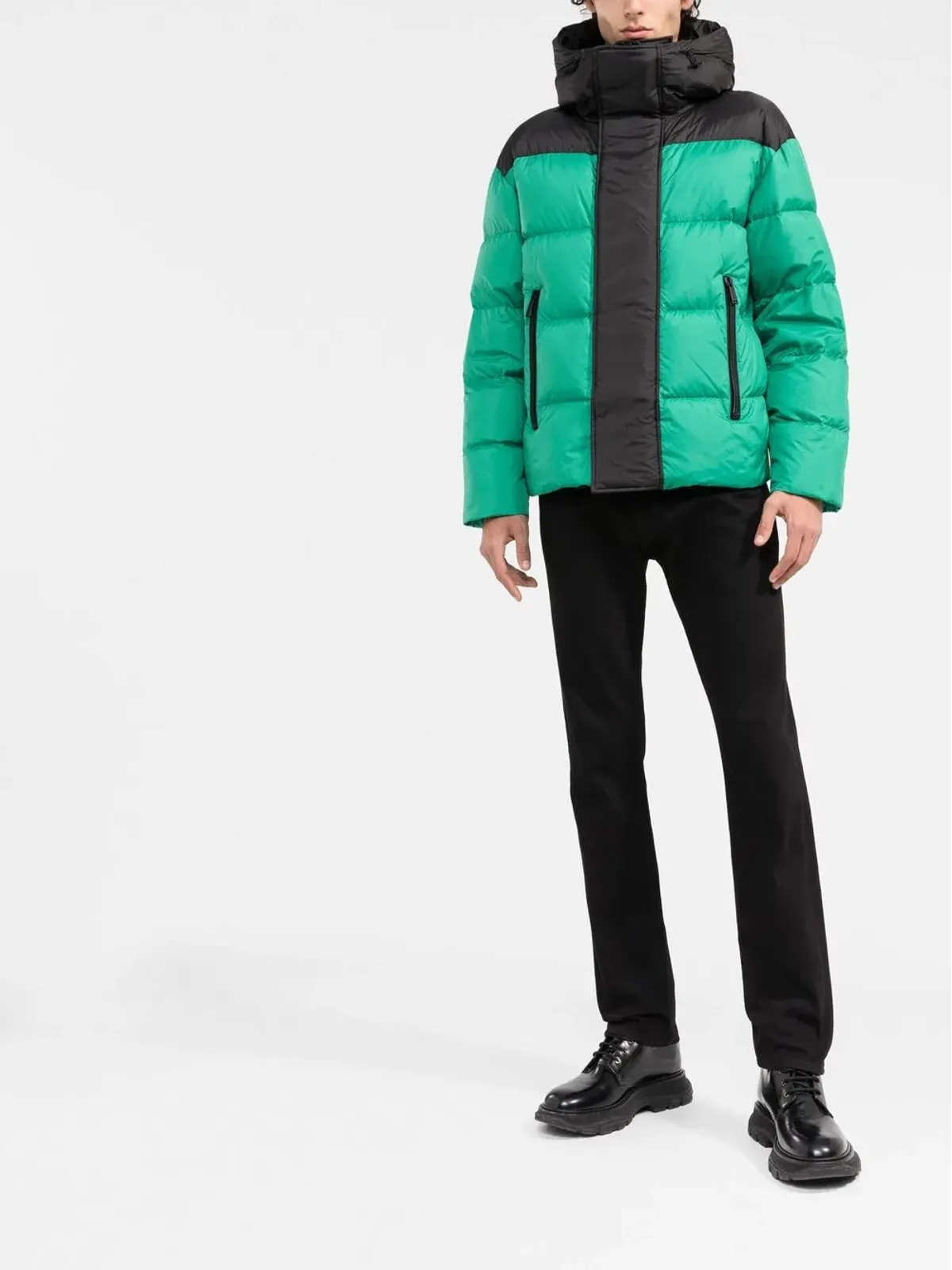 DSQUARED2 ジップポケット付きフード付きダウンジャケット - 画像2