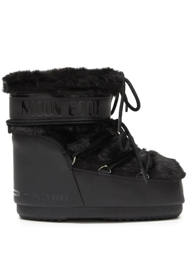 MOON BOOT Moon Boot アイコン レースアップブーツ ブラックの商品画像