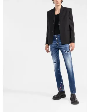 DSQUARED2 ディツィー リップド スリムフィット ジーンズ - サムネイル2