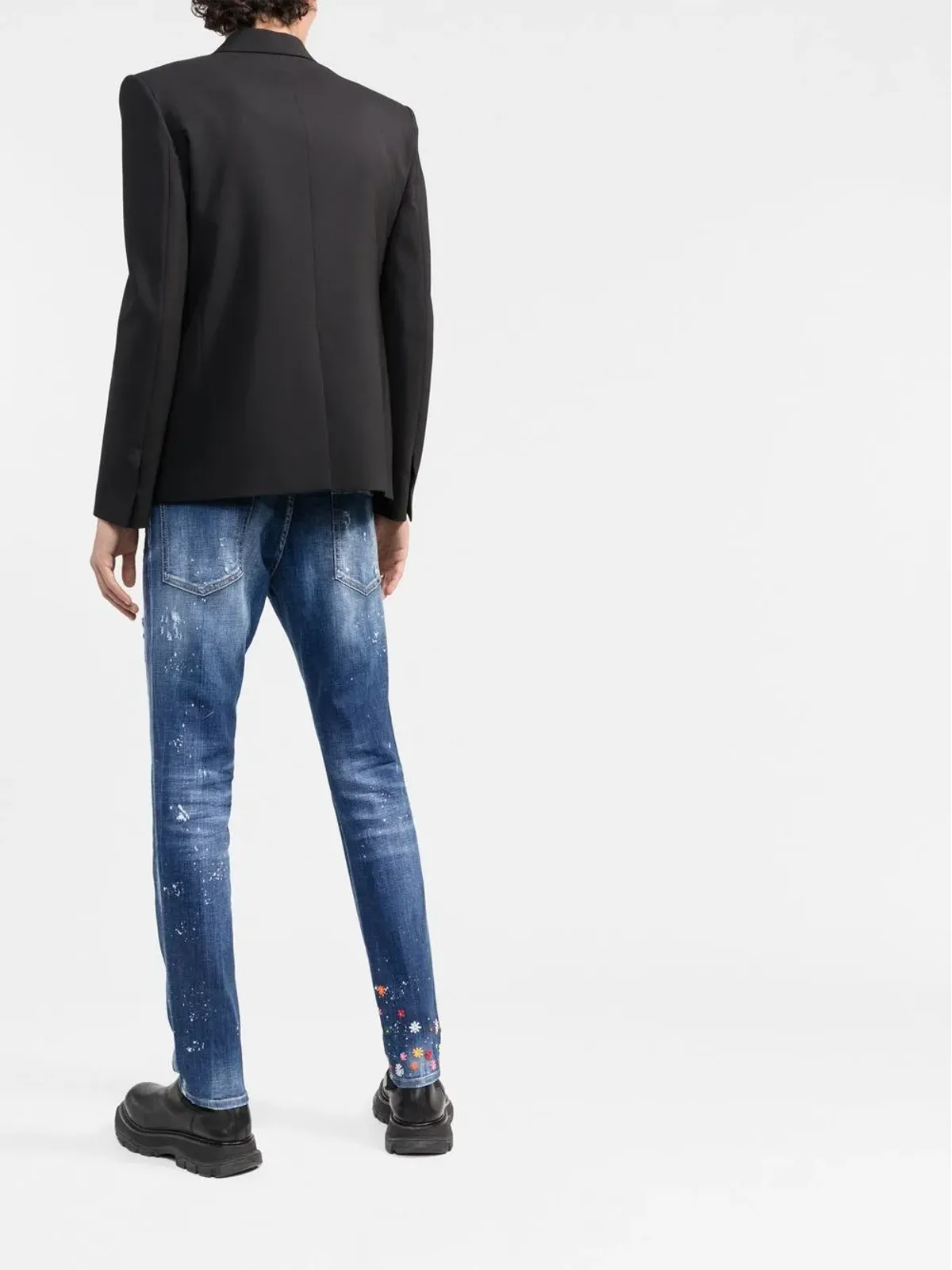 DSQUARED2 ディツィー リップド スリムフィット ジーンズ - 画像4