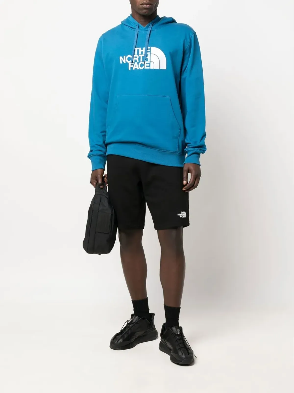 The North Face エンブロイダーロゴ膝丈ショーツ - 画像2