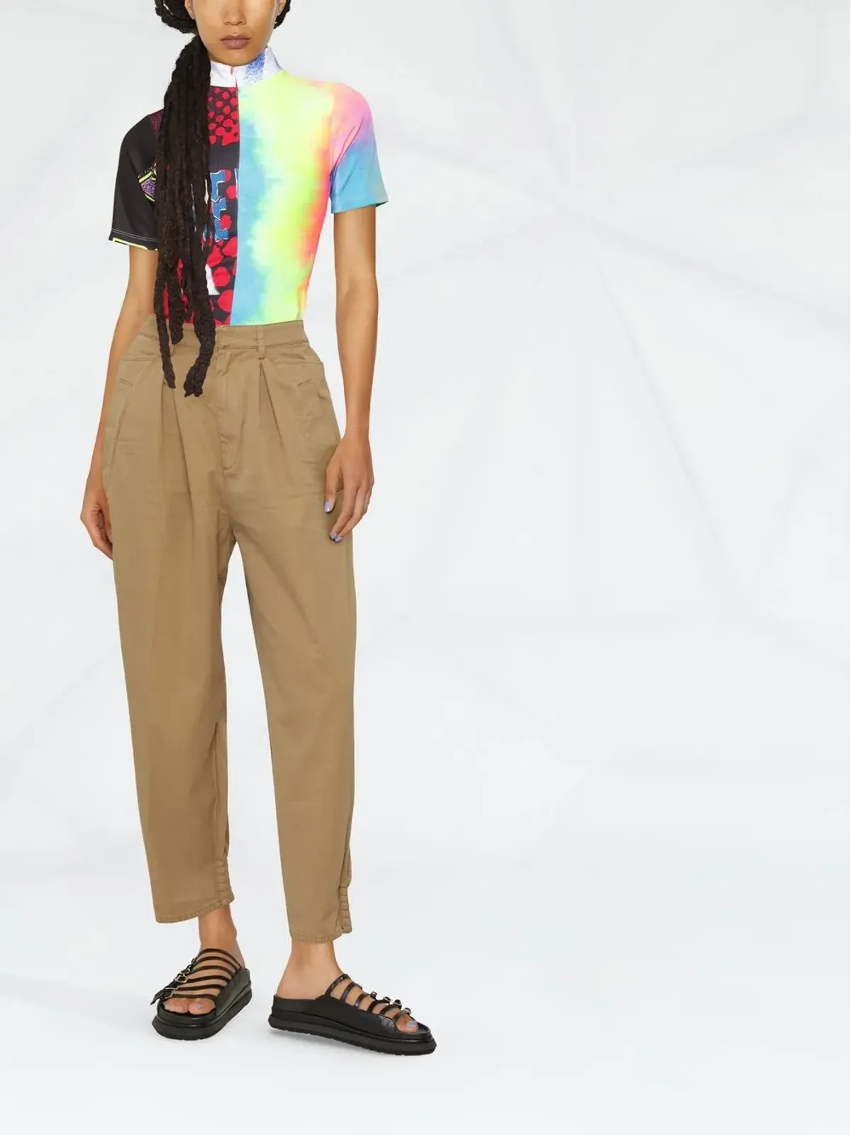 DSQUARED2 コットン テーパードパンツ - 画像2
