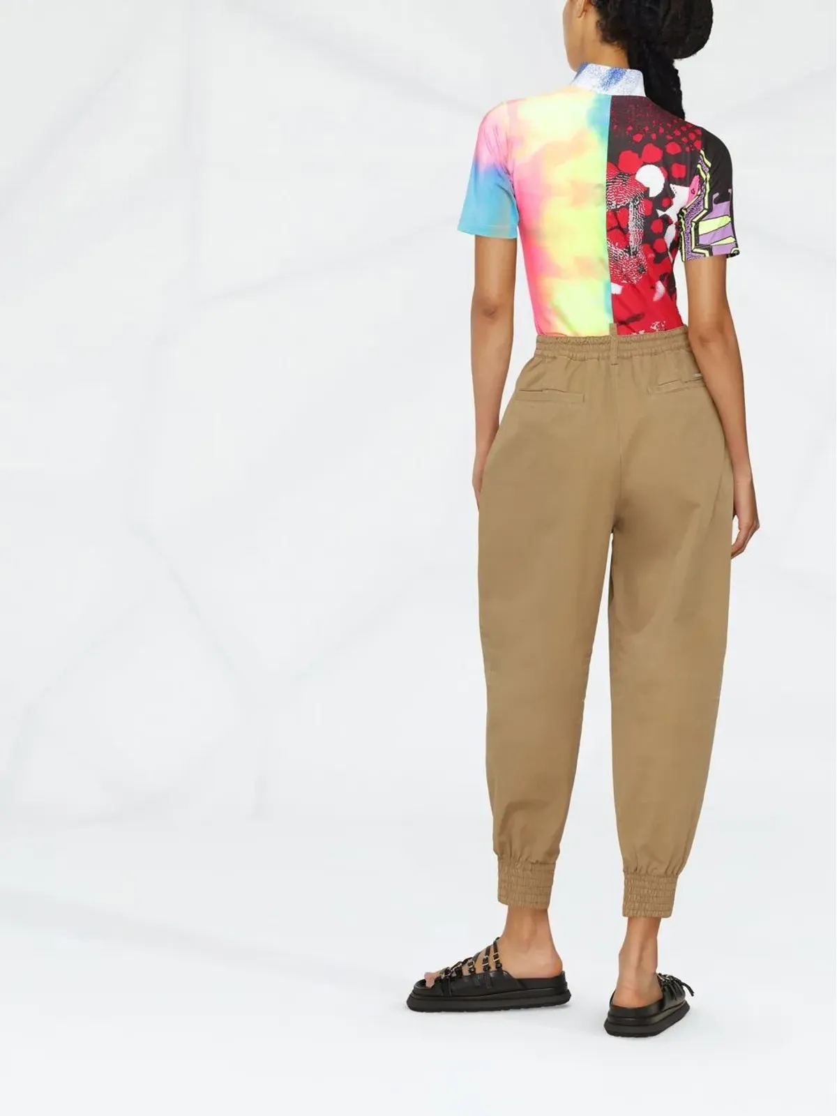 DSQUARED2 コットン テーパードパンツ - 画像4