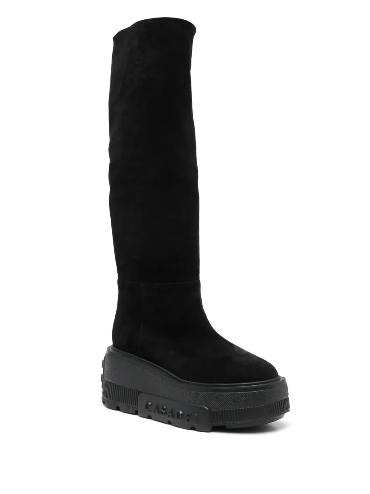Casadei ネクサス折り畳み式プラットフォームブーツ（ニーハイブーツ） - 画像2