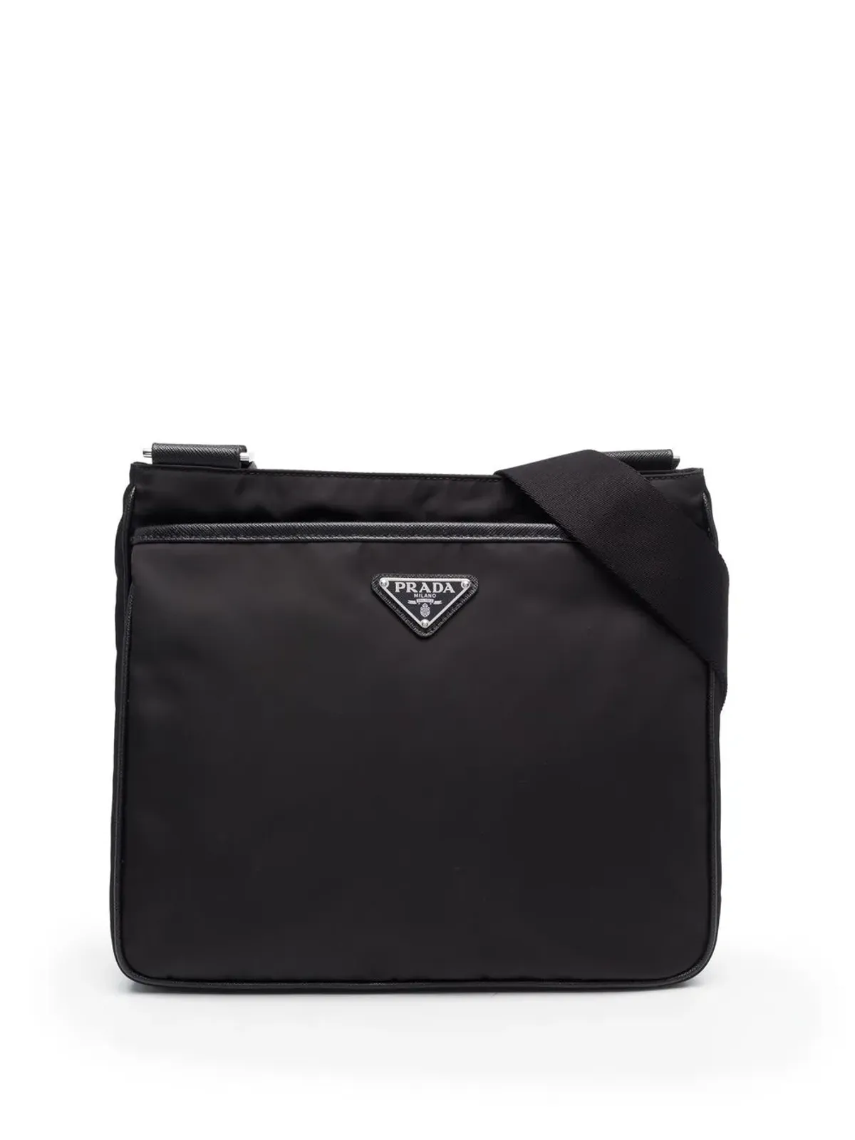 Prada Re-Nylon メッセンジャーバッグ（ブラック） - 画像1