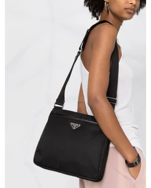 Prada Re-Nylon メッセンジャーバッグ（ブラック） - サムネイル3