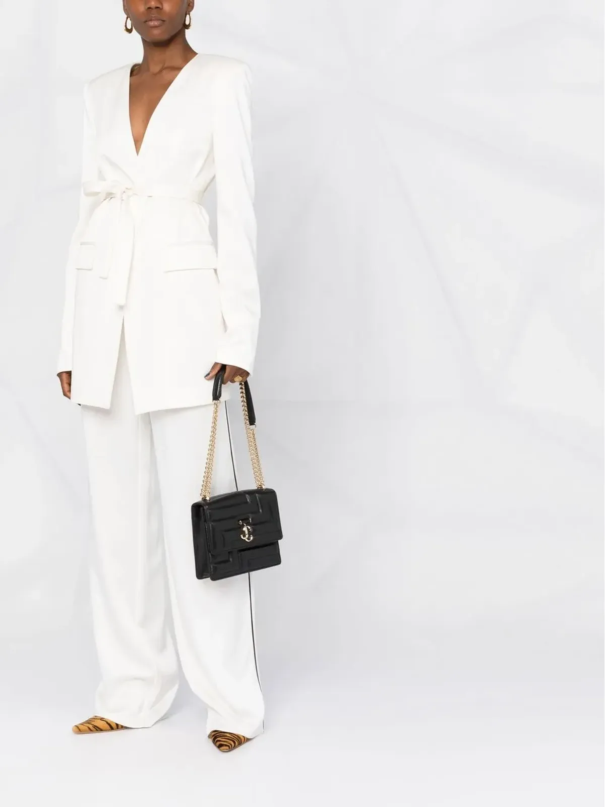 Jimmy Choo アベニュー クアッド キルテッド ショルダーバッグ - 画像2