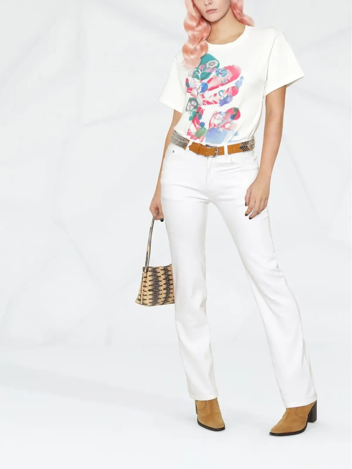 ISABEL MARANT グラフィックプリント Tシャツ - 画像2