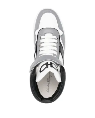 Ferragamo ロゴプリント ハイカットスニーカー - サムネイル4