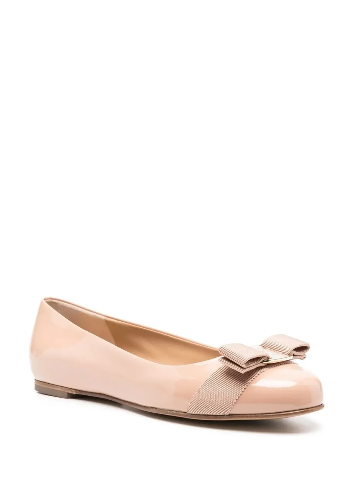 Ferragamo Varina パテントレザー バレエシューズ - 画像2