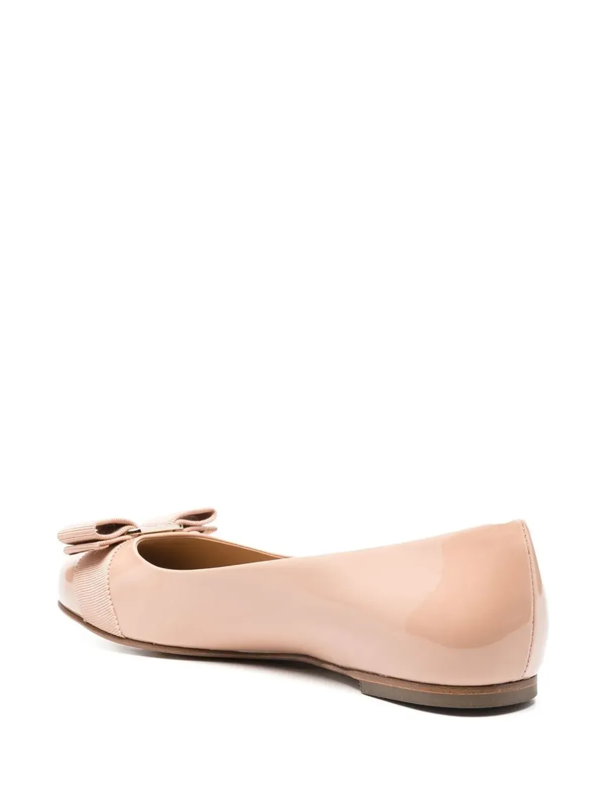 Ferragamo Varina パテントレザー バレエシューズ - 画像3