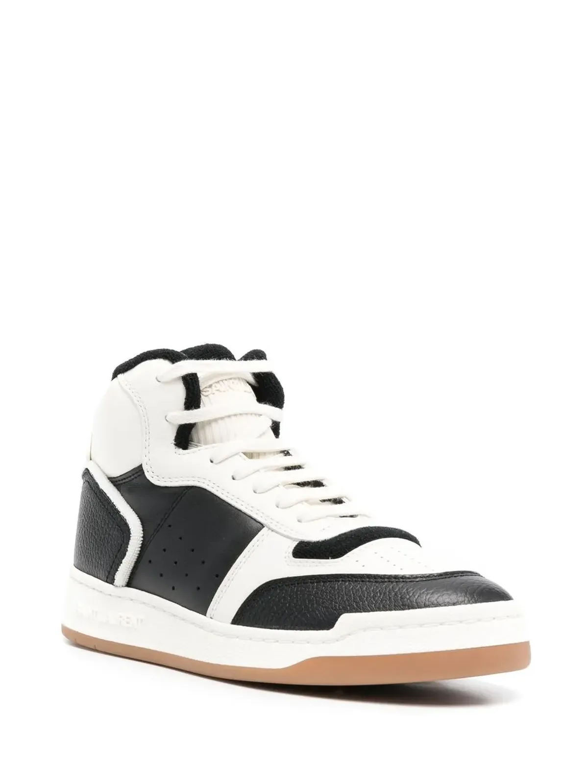 Saint Laurent カラーブロック・ハイカットスニーカー - 画像2