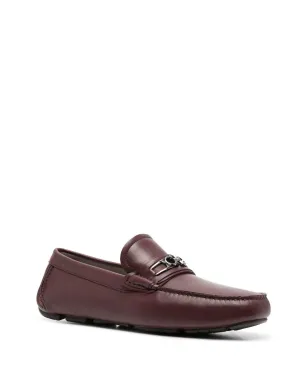Ferragamo ガンチーニバックル レザー ローファー - レッド - サムネイル2