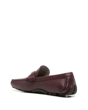 Ferragamo ガンチーニバックル レザー ローファー - レッド - サムネイル3