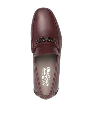 Ferragamo ガンチーニバックル レザー ローファー - レッド - サムネイル4