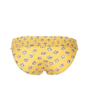 Tory Burch 花柄プリントのスモックビキニボトムス - イエロー - サムネイル2