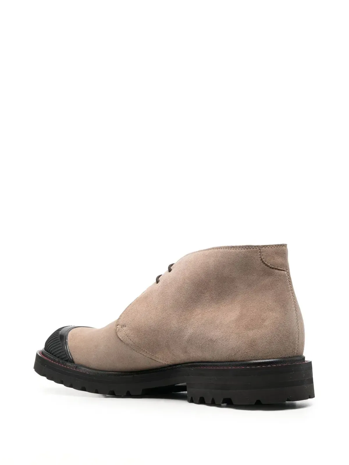 Kiton レースアップスエードデザートブーツ - 画像3