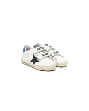 Golden Goose Kids ロゴプリント レザー スニーカー（ホワイト） - サムネイル1