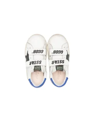 Golden Goose Kids ロゴプリント レザー スニーカー（ホワイト） - サムネイル3