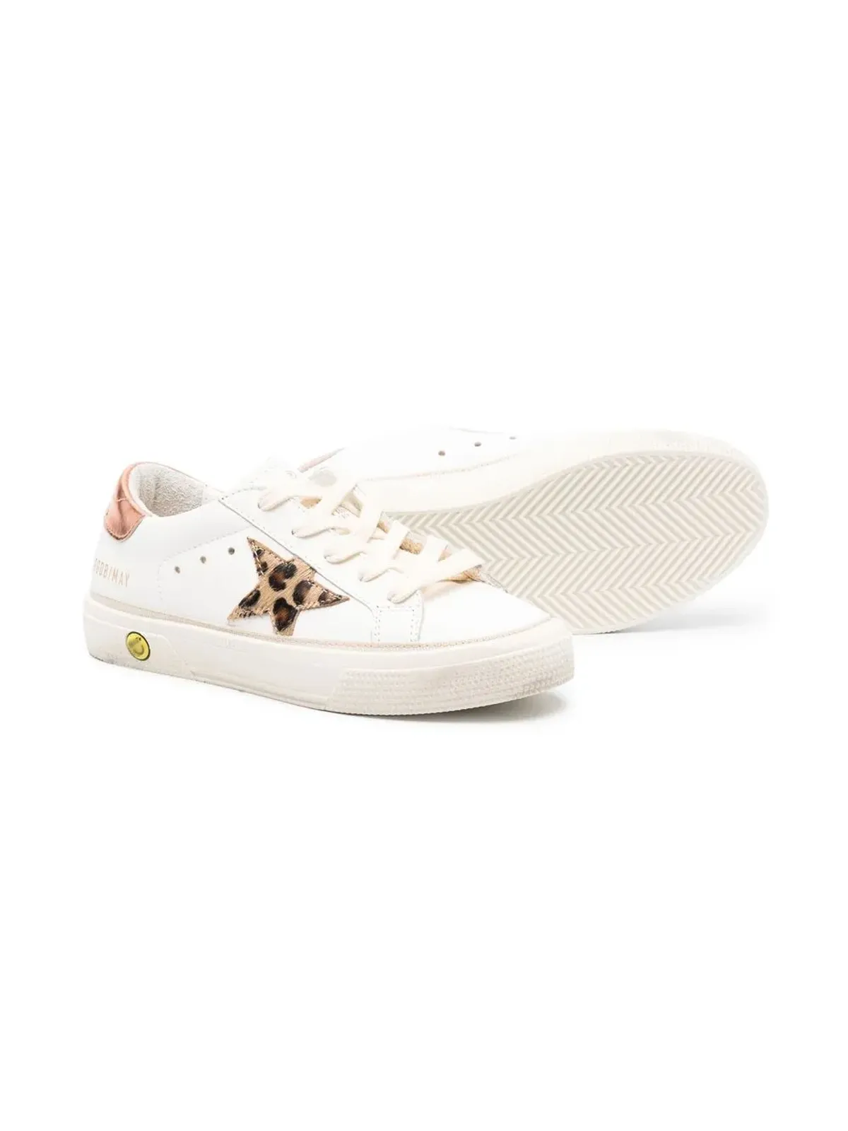 Golden Goose Kids May ロー・トップ レースアップスニーカー - 画像2