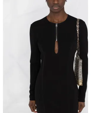 TOM FORD キーホールディテール ミディドレス - ブラック - サムネイル5