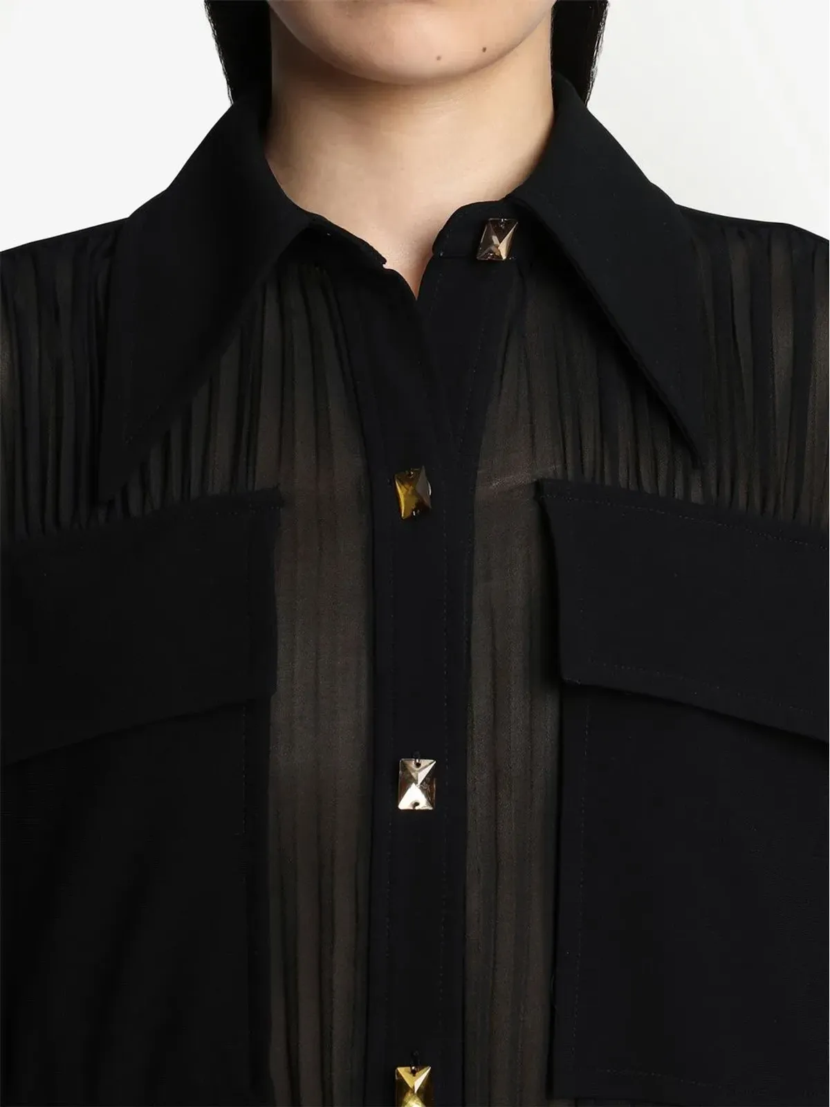 Proenza Schouler プリーツ風シャツドレス - 画像5