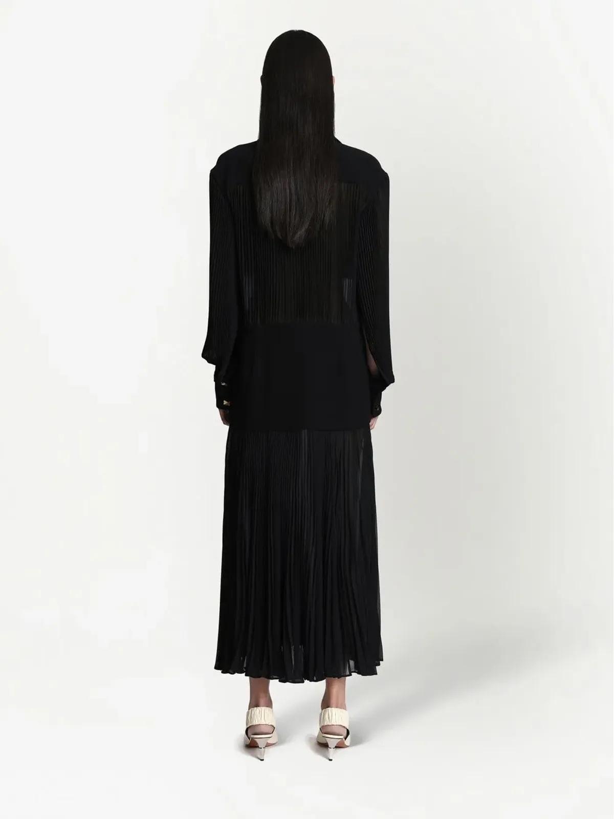 Proenza Schouler プリーツ風シャツドレス - 画像4