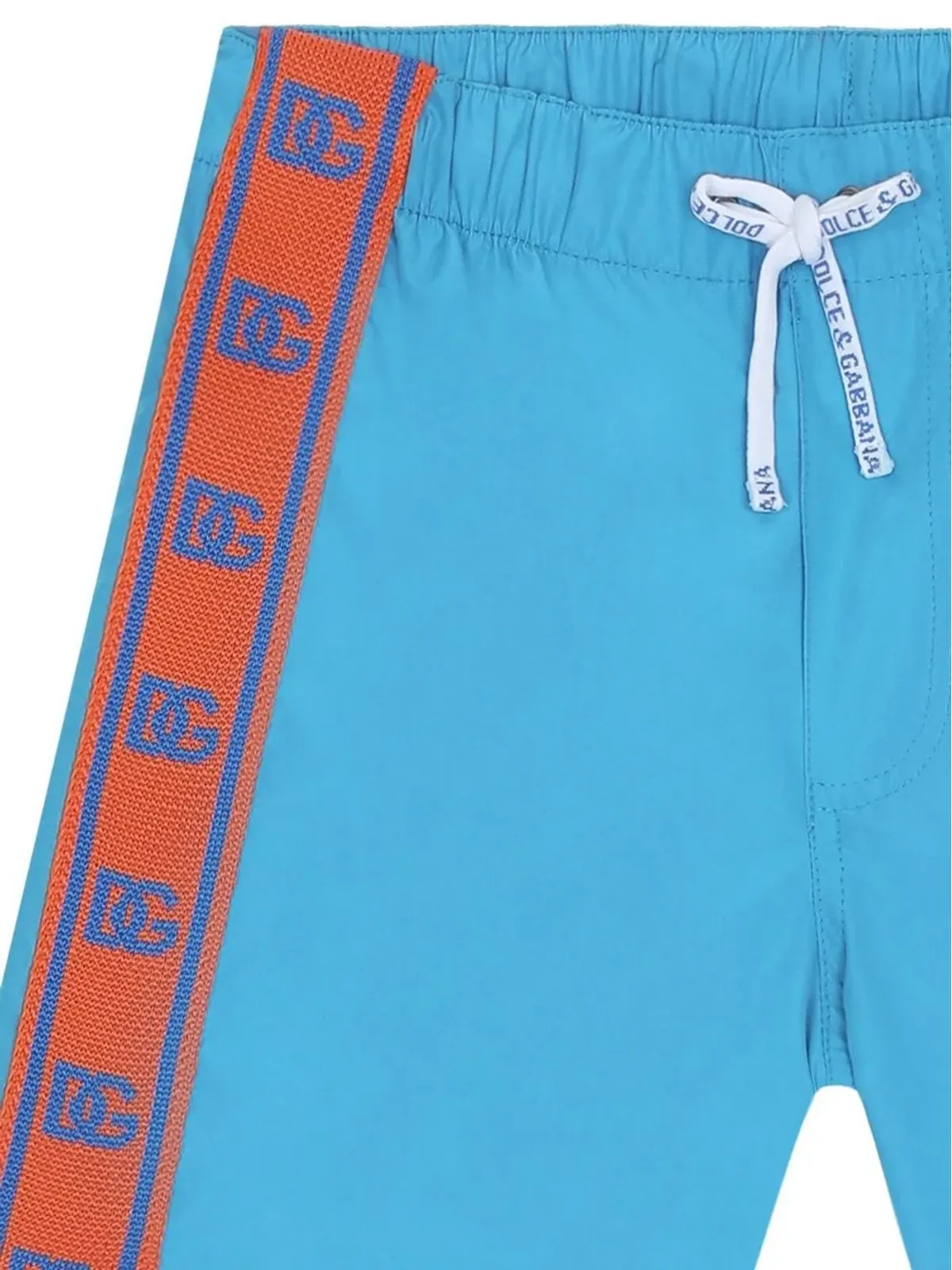 Dolce & Gabbana Kids DG-logo スイムショーツ - ブルー - 画像3