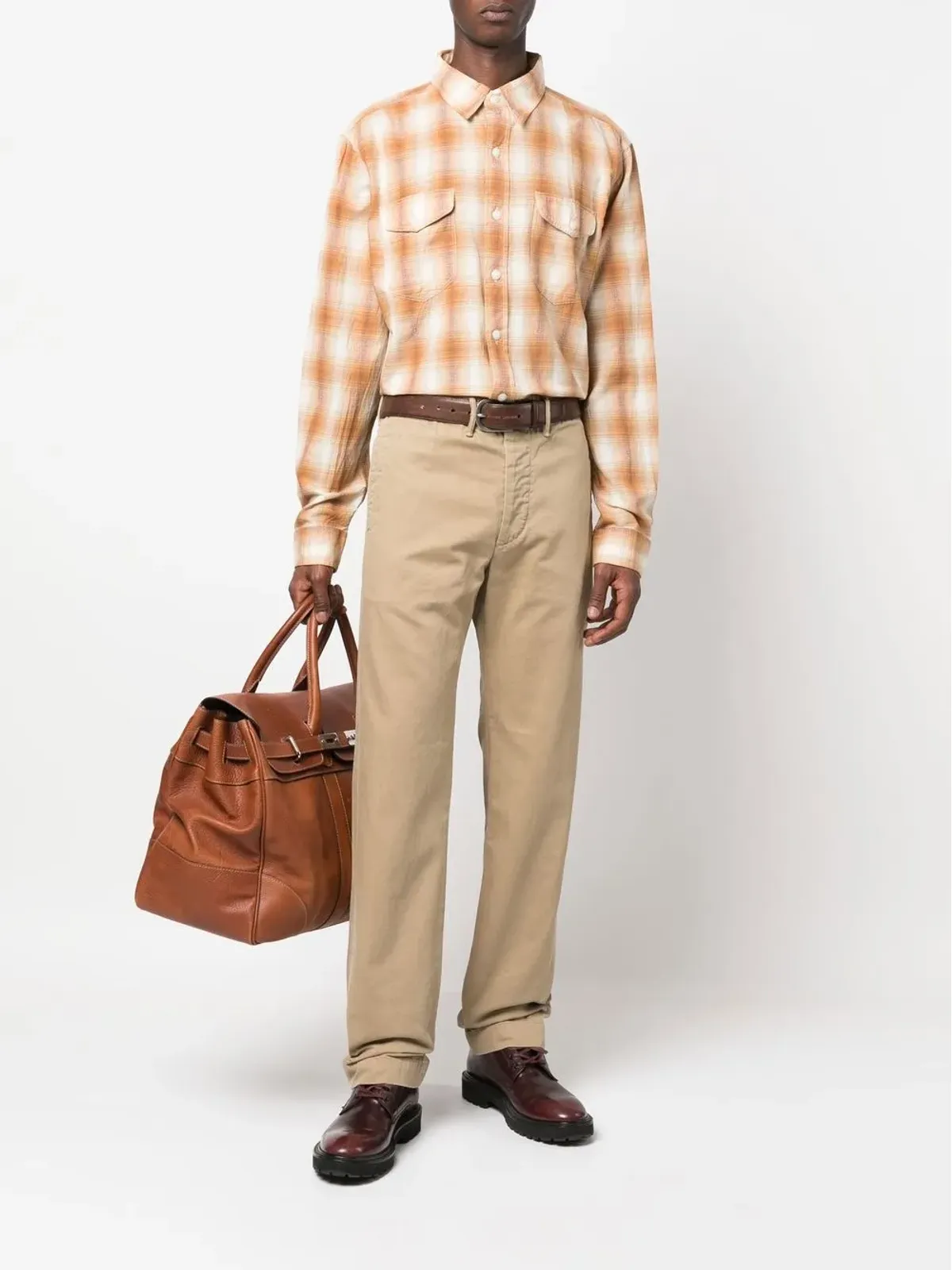 Ralph Lauren RRL ツイルストレートレッグパンツ（ベージュ） - 画像2