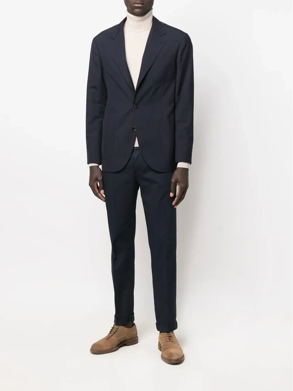 Brunello Cucinelli ファネルネック カシミヤ ジャンパー - 画像2