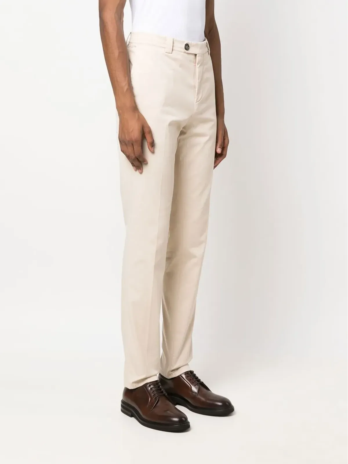Brunello Cucinelli ミッドライズ テーラード チノパンツ - 画像3