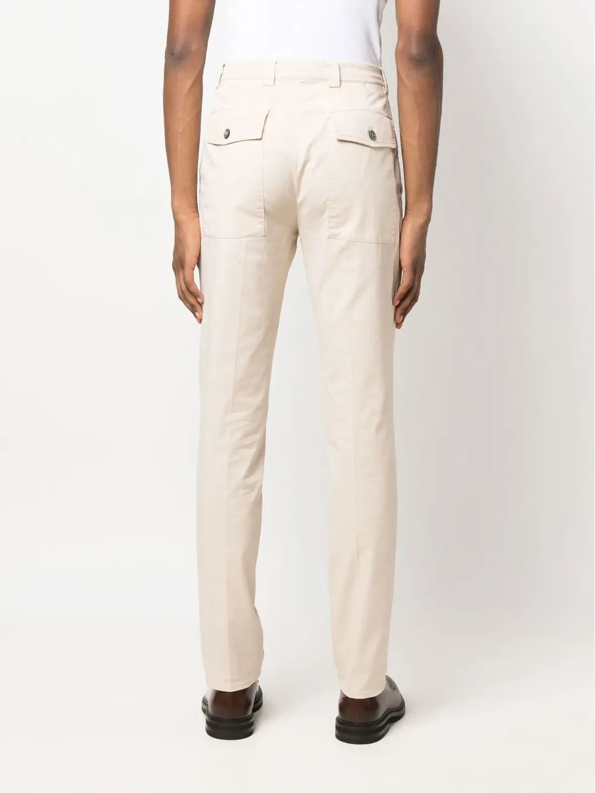 Brunello Cucinelli ミッドライズ テーラード チノパンツ - 画像4