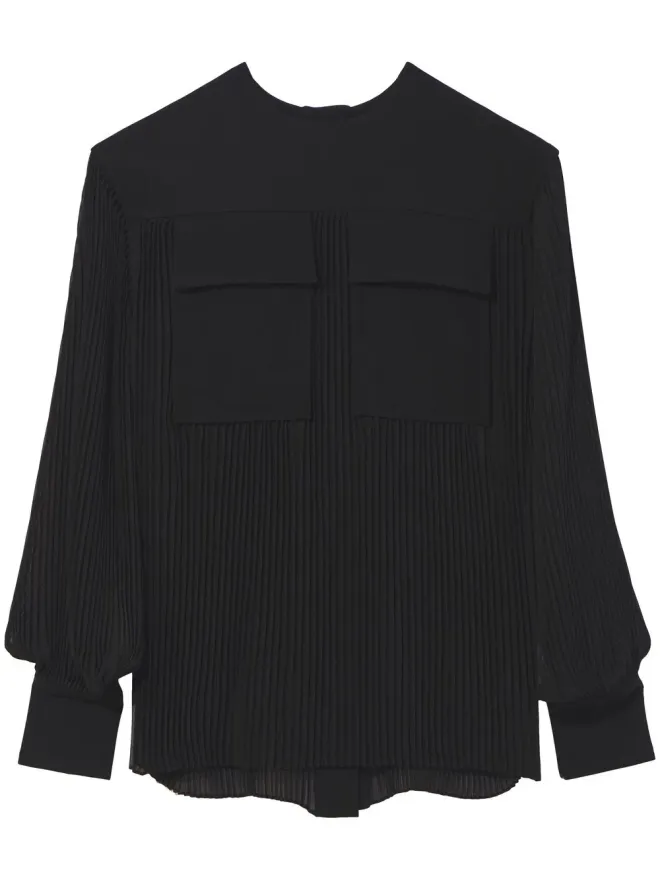 Proenza Schouler Proenza Schouler プリーツ長袖ブラウスの商品画像