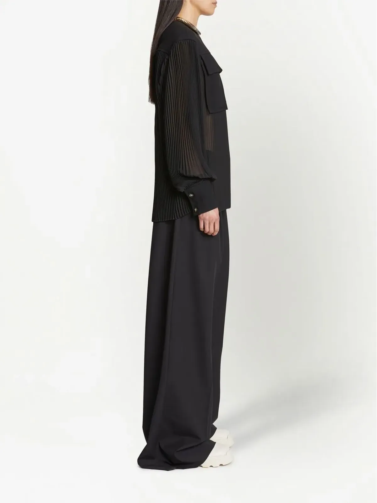 Proenza Schouler プリーツ長袖ブラウス - 画像3
