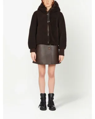 Ferragamo Aライン レザー ミニスカート - サムネイル2