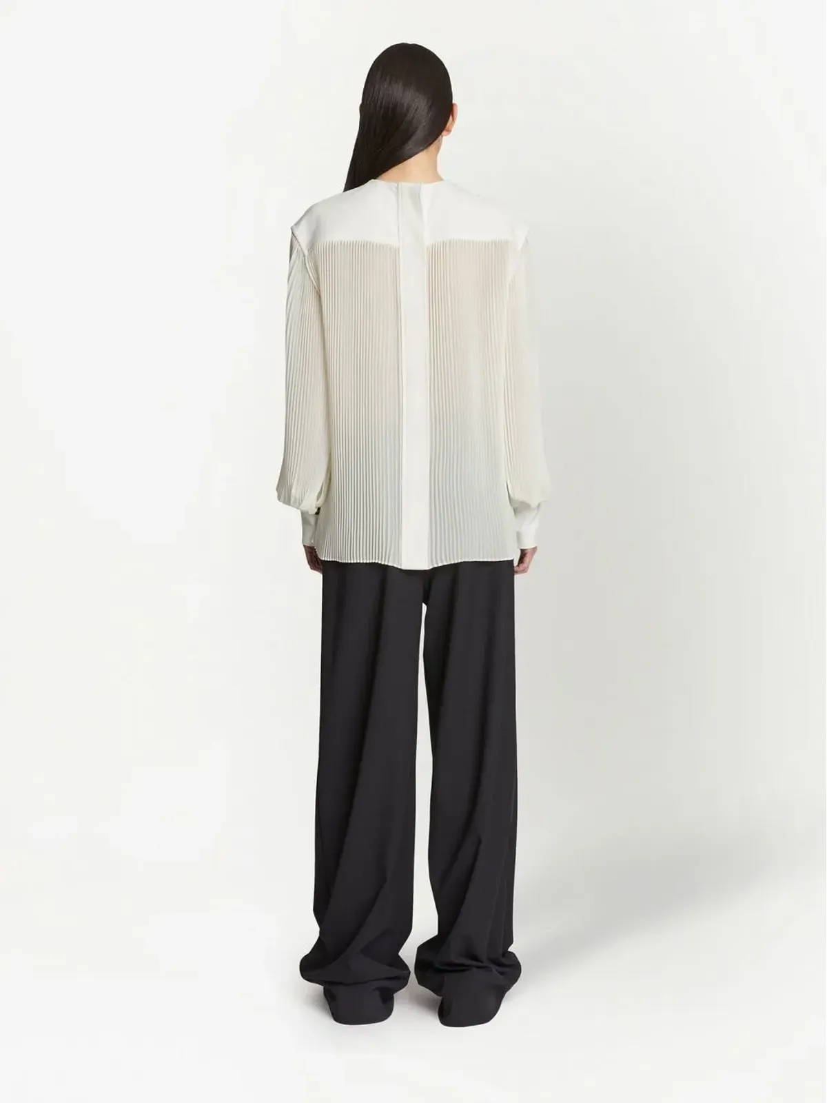 Proenza Schouler シアー プリーツ ブラウス - 画像4