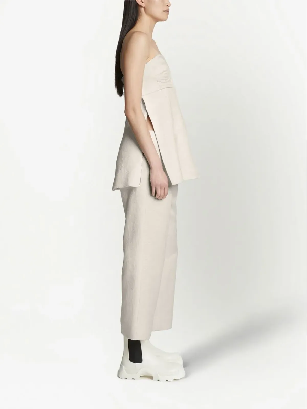 Proenza Schouler ブスティエトップ パターンジャカード - Neutrals - 画像3