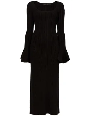 Proenza Schouler リブ編みフルートスリーブドレス - サムネイル1