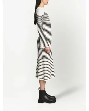 Proenza Schouler ストライプブークレ編みニットドレス - サムネイル3