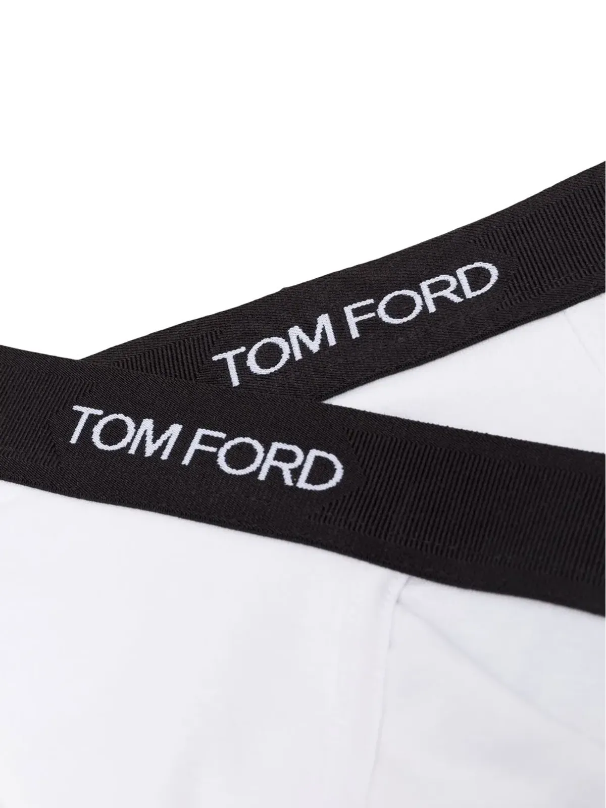 TOM FORD ロゴ入りウエストバンド ブリーフ（2点セット） - 画像4