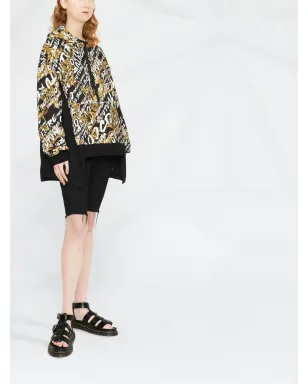Versace Jeans Couture ガーランド ロゴプリント パネルデザイン パーカー - サムネイル3