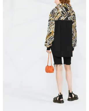 Versace Jeans Couture ガーランド ロゴプリント パネルデザイン パーカー - サムネイル4