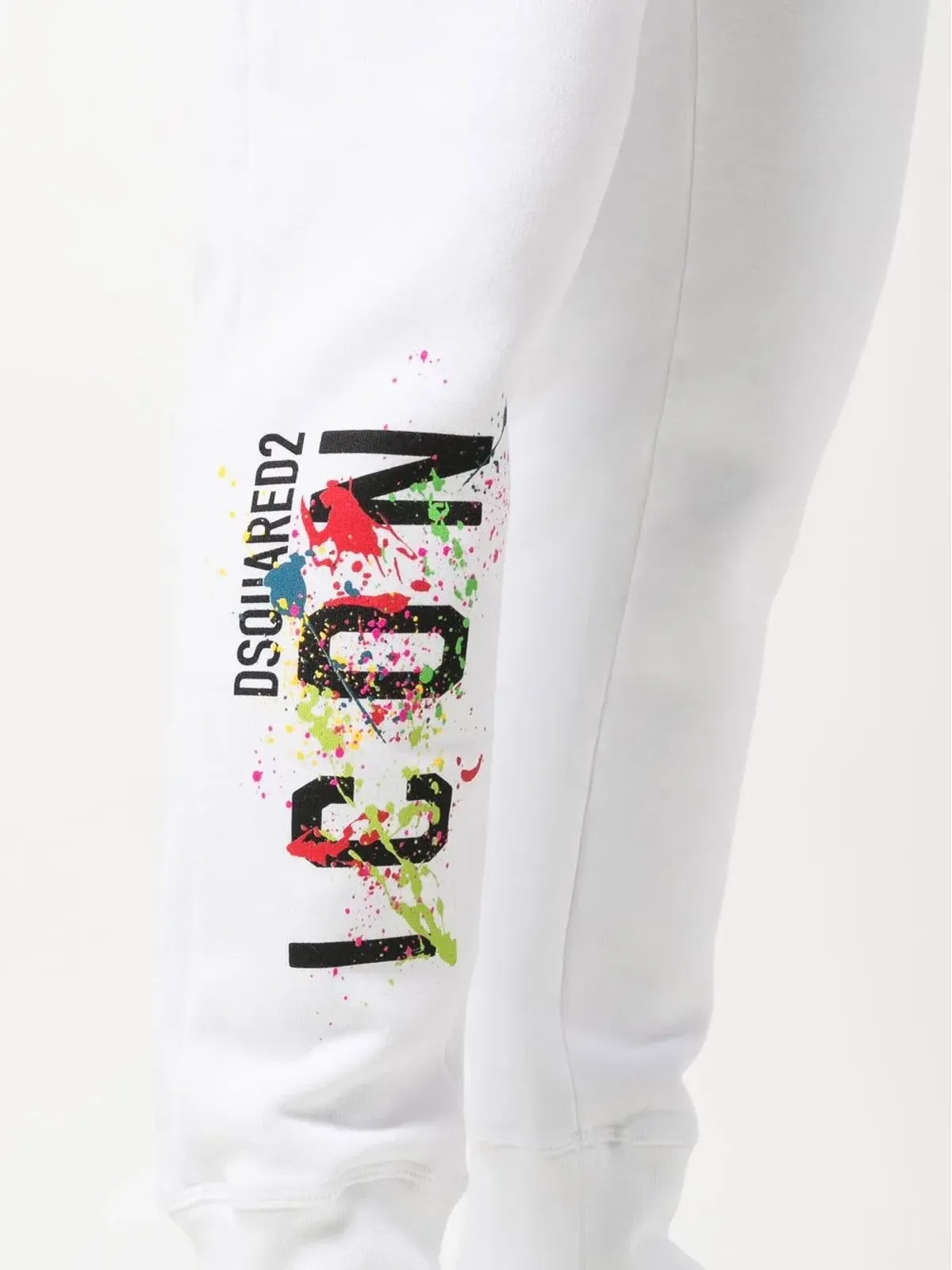 DSQUARED2 アイコンプリントディテールパンツ - 画像5