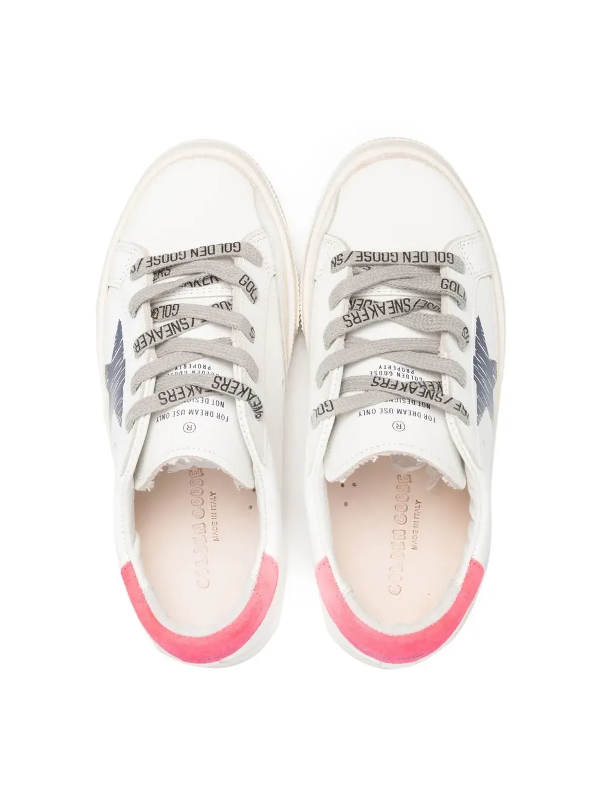Golden Goose Kids May ロー・トップスニーカー - 画像3