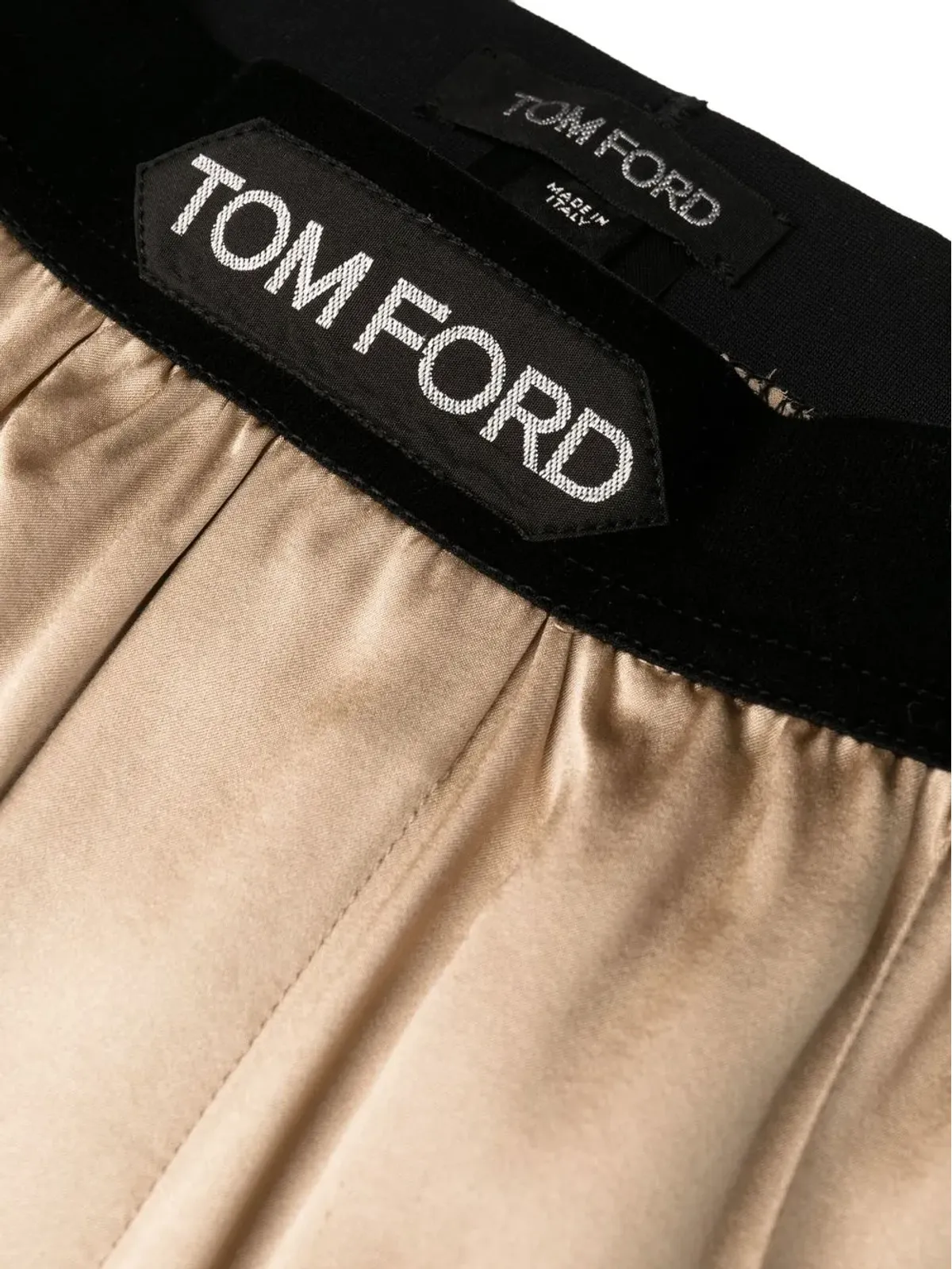 TOM FORD ロゴ入りウエストバンド パジャマパンツ - 画像3
