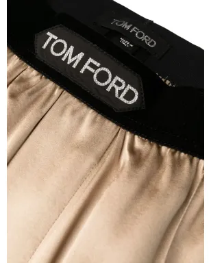 TOM FORD ロゴ入りウエストバンド パジャマパンツ - サムネイル3
