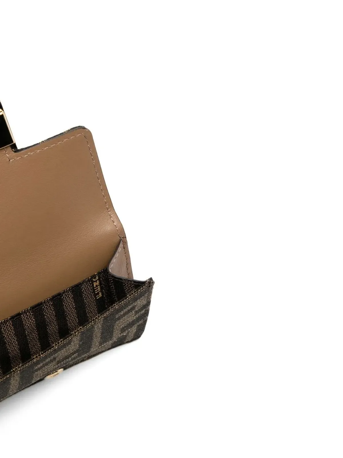 FENDI FFロゴパターン ウォレット ブラウン - 画像3