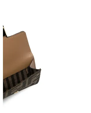 FENDI FFロゴパターン ウォレット ブラウン - サムネイル3
